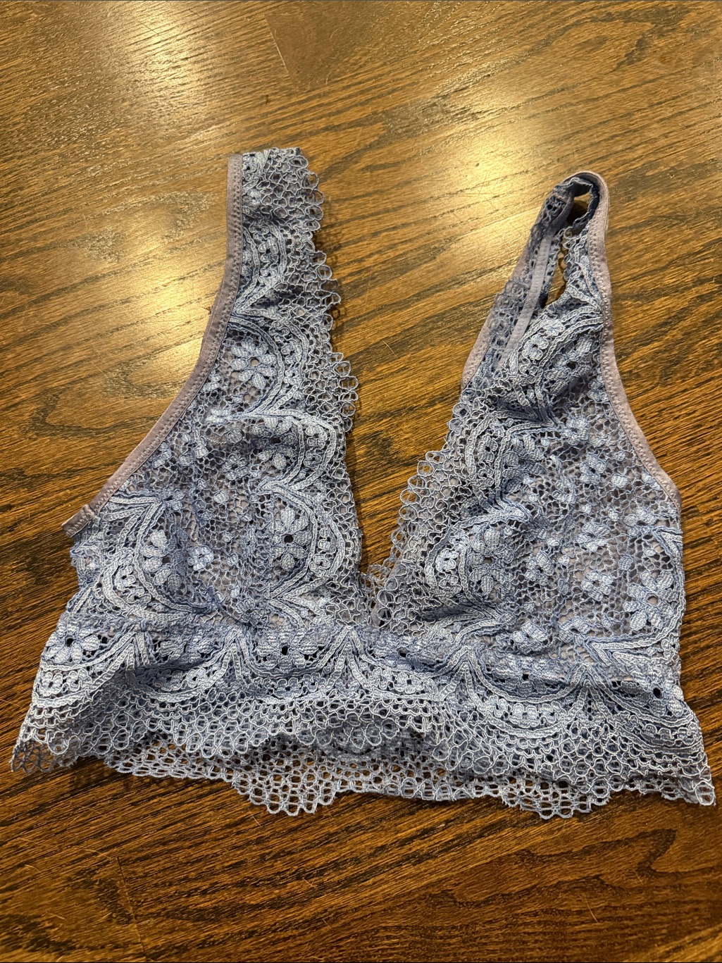 Victoria Secret Small Lace Bralette In Light Blue - Women's Intimates